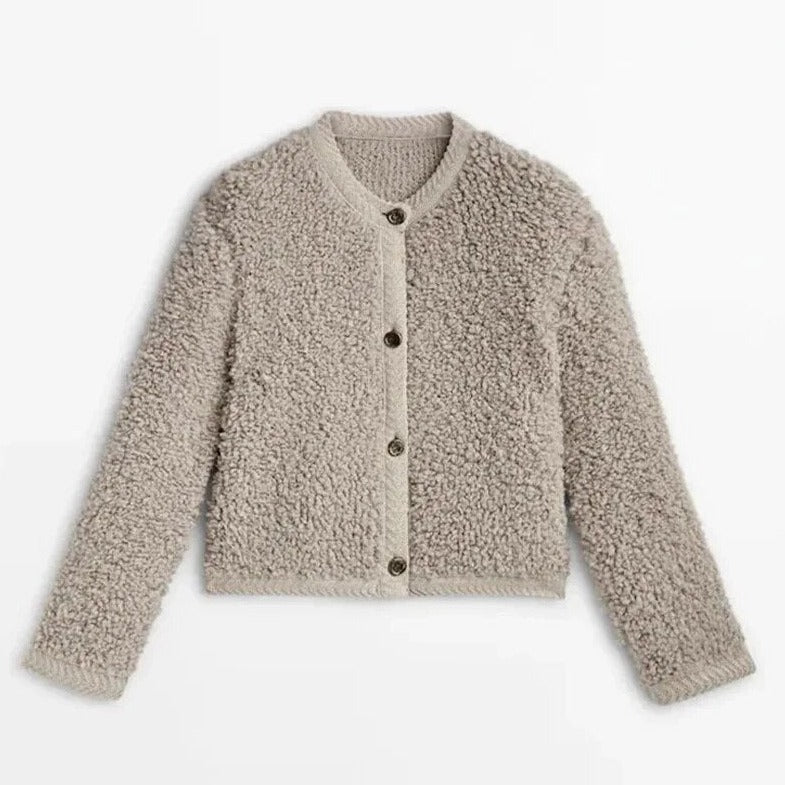 Sofia | Zacht Teddy Cardigan Vest voor Dames 0