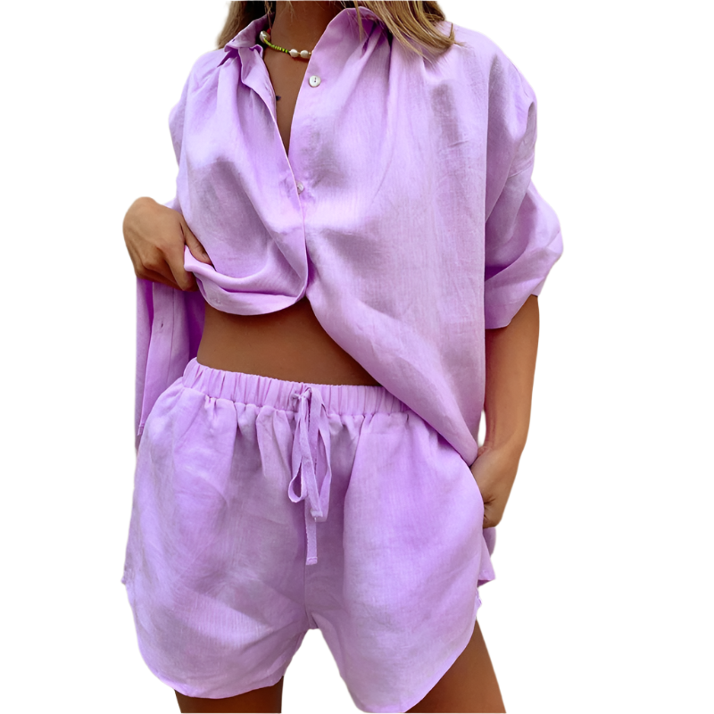 Sorelli | Loungewear Set Dames Katoen Tweedelig Casual 10