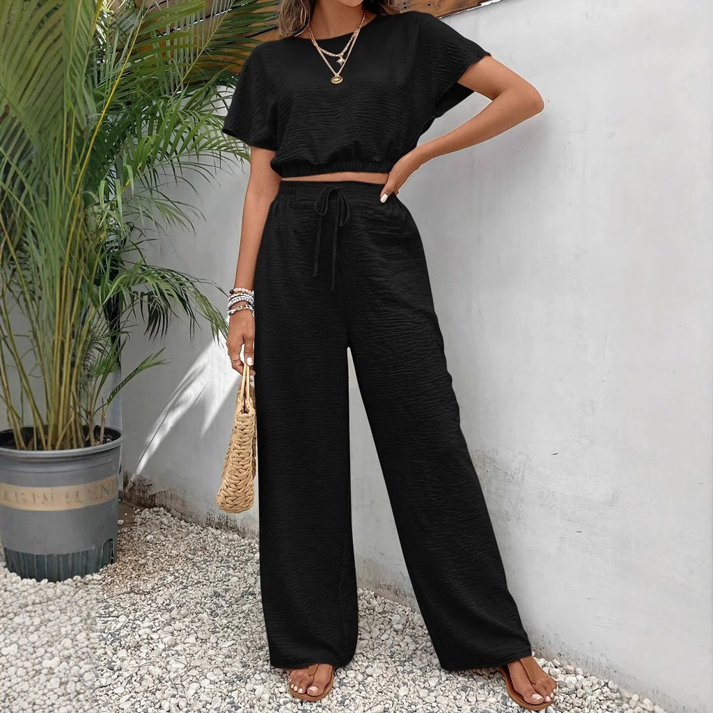 Tweedelige Damesset Met Trekkoord | Casual Outfit 7