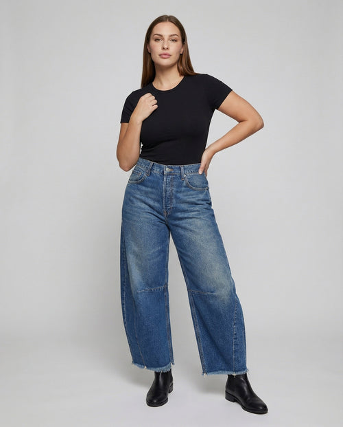 Urban | Baggy Jeans Dames Lage Taille Met Stretch 1