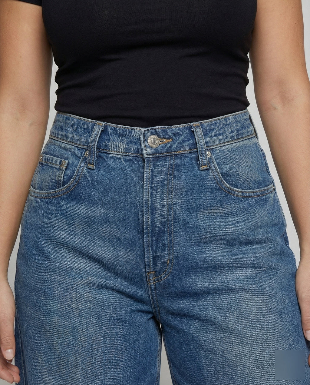 Urban | Baggy Jeans Dames Lage Taille Met Stretch 3