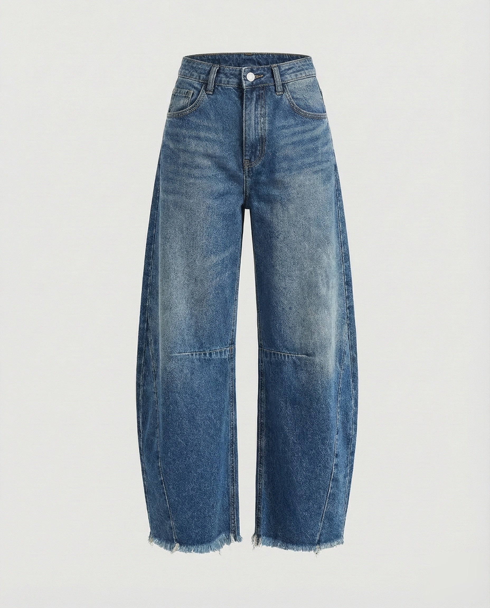Urban | Baggy Jeans Dames Lage Taille Met Stretch 8