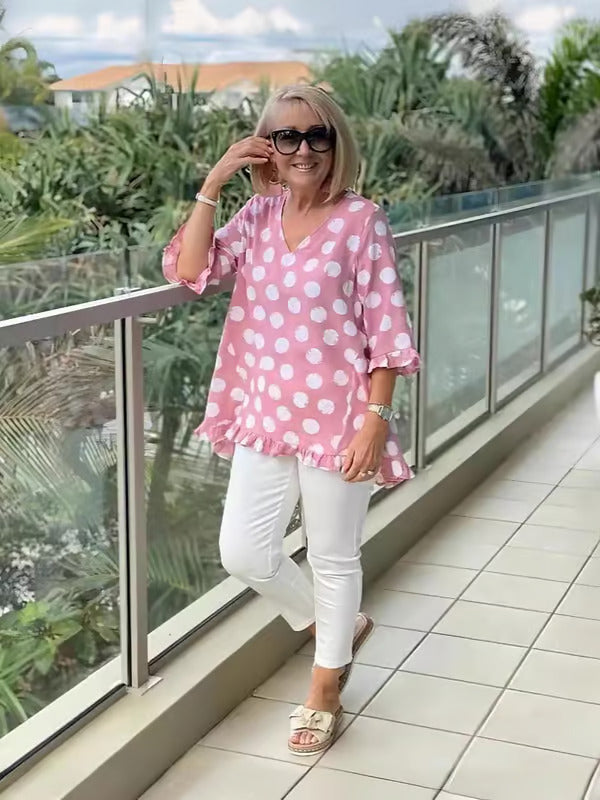 Vintage Print Top Dulce | Dames Top 4