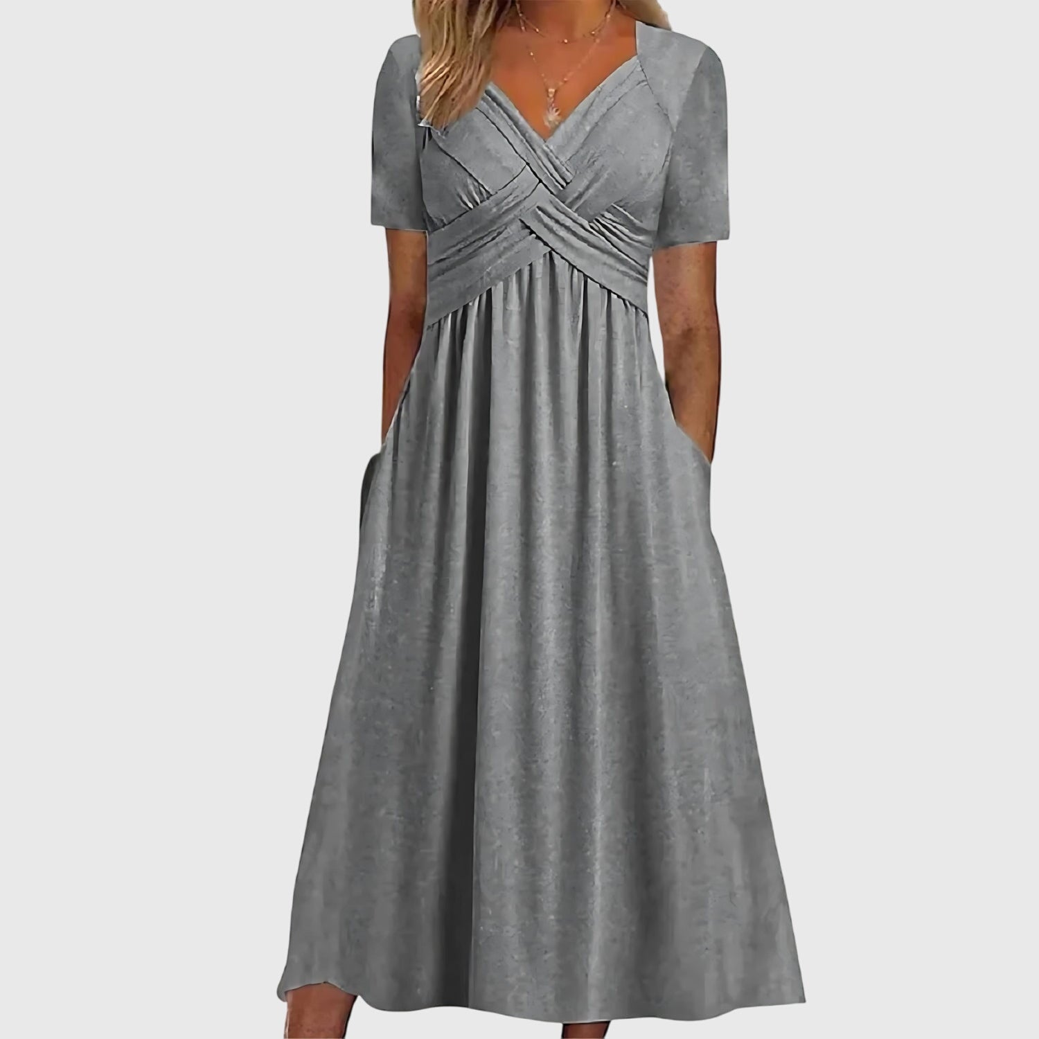 Viola | Dames Midi Jurk Tummy Control Elegantie 2