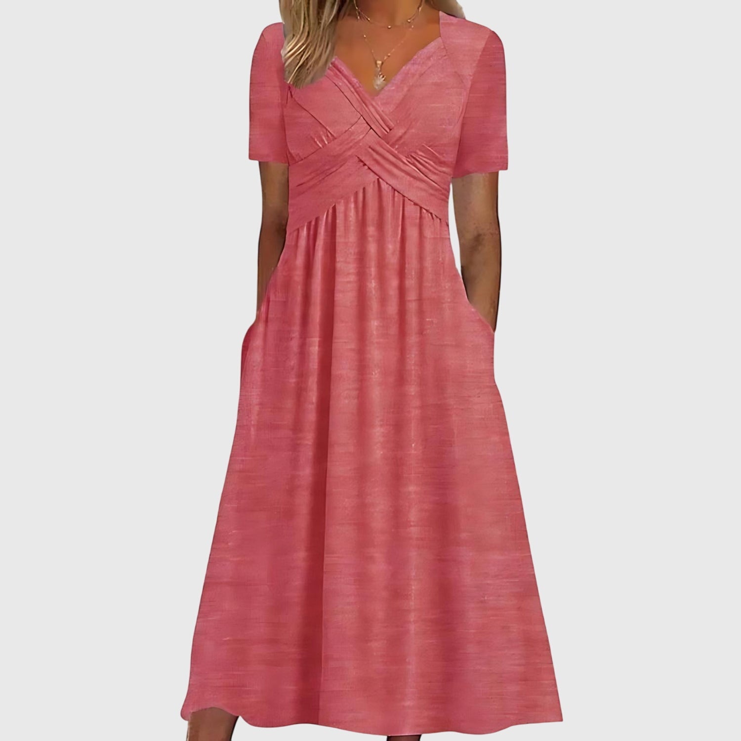 Viola | Dames Midi Jurk Tummy Control Elegantie 3