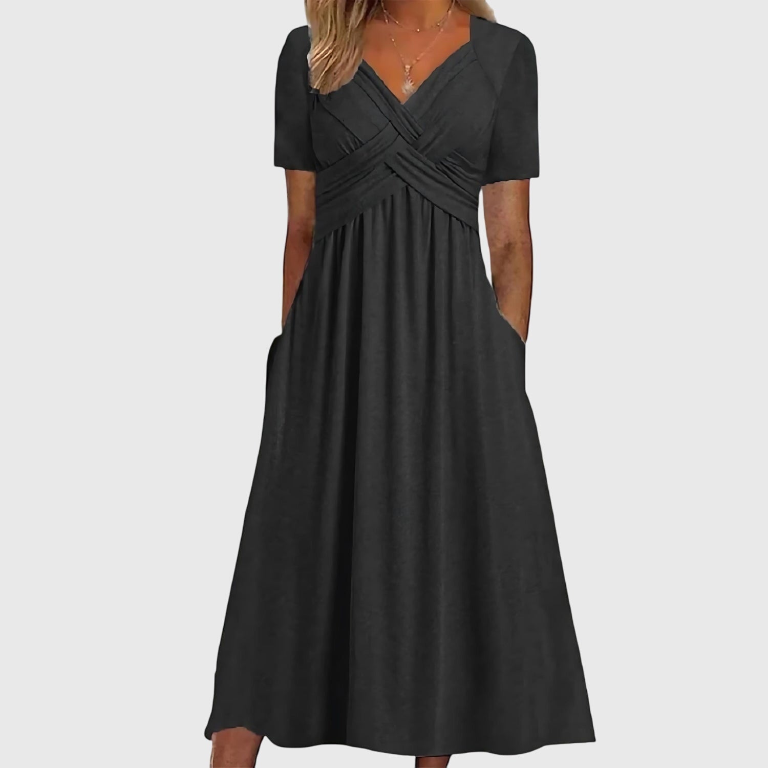 Viola | Dames Midi Jurk Tummy Control Elegantie 4