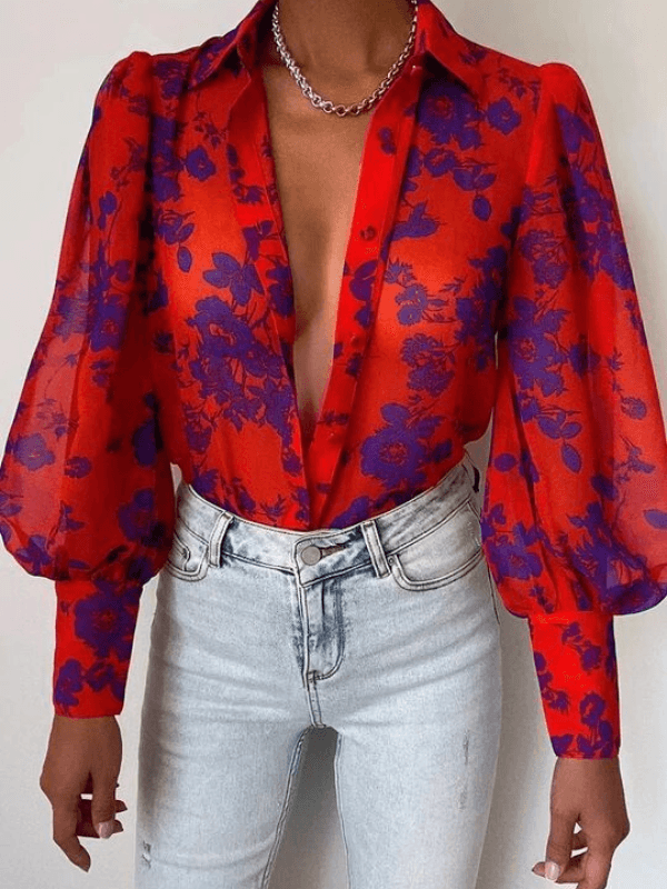 Witte Blouse Dames Met Pofmouwen | Modieuze Top 1