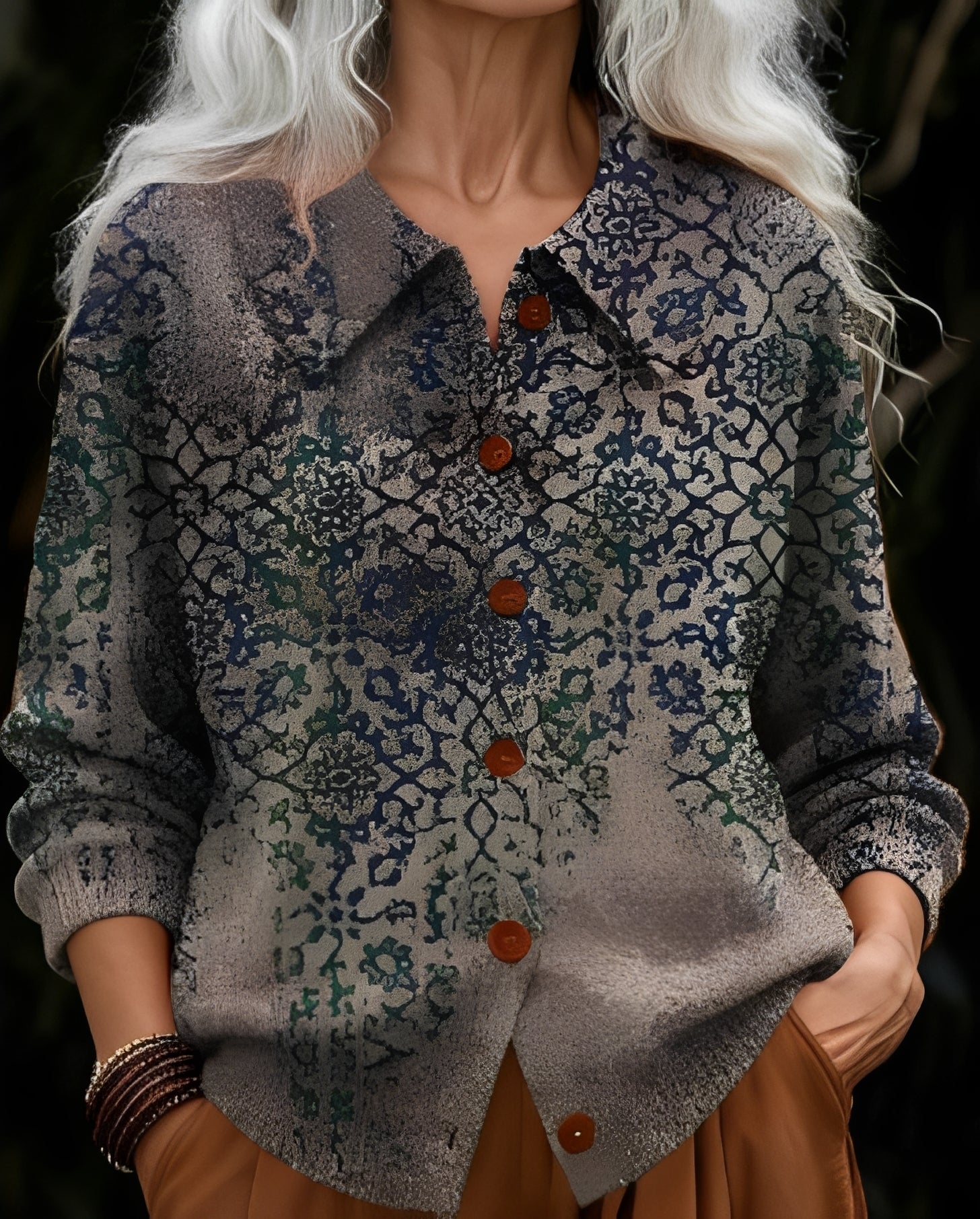 Witte Dames Blouse Lange Mouw | Elegante Katoenen Blouse 4