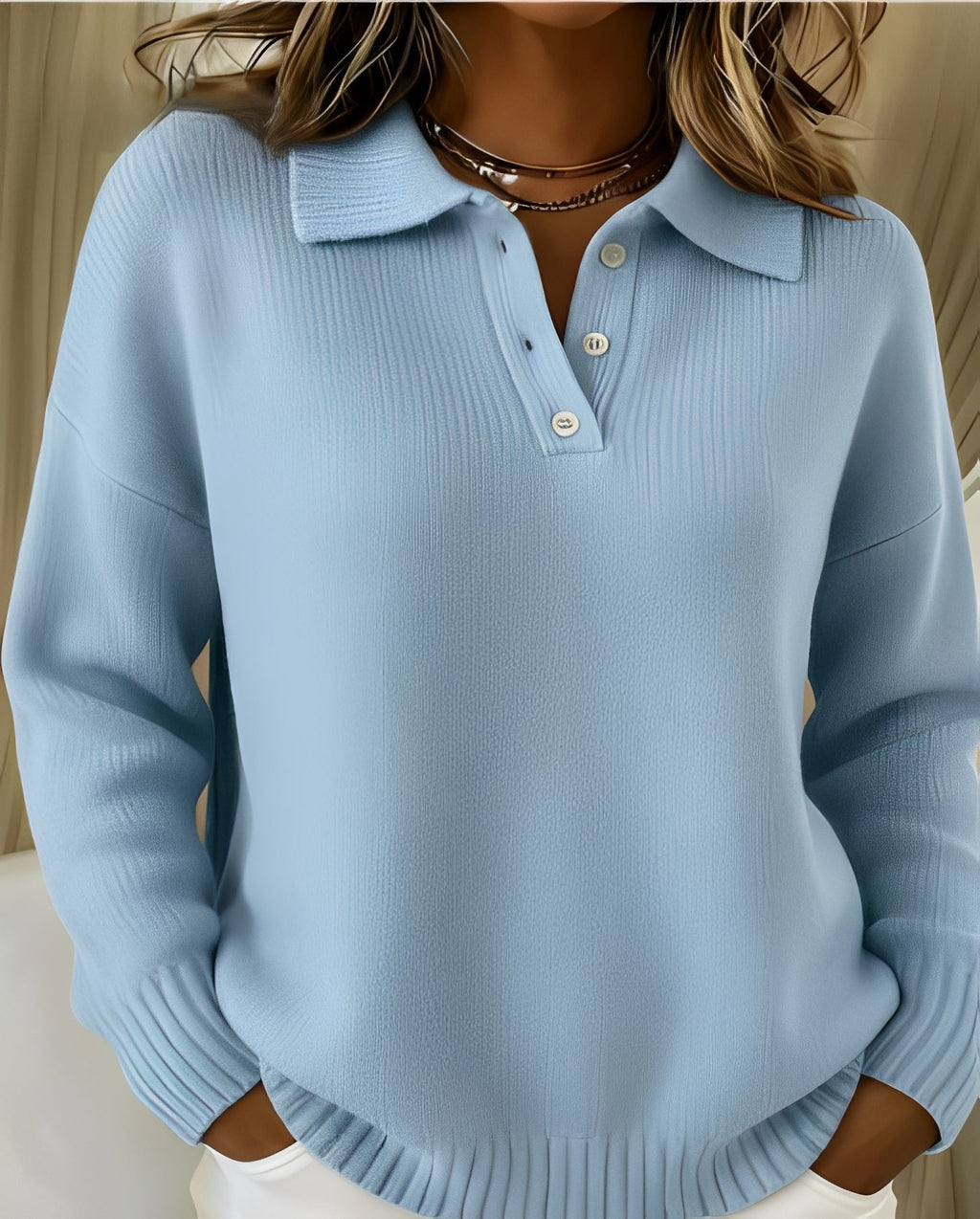 Witte Dames Blouse Lange Mouw | Elegante Katoenen Blouse 7