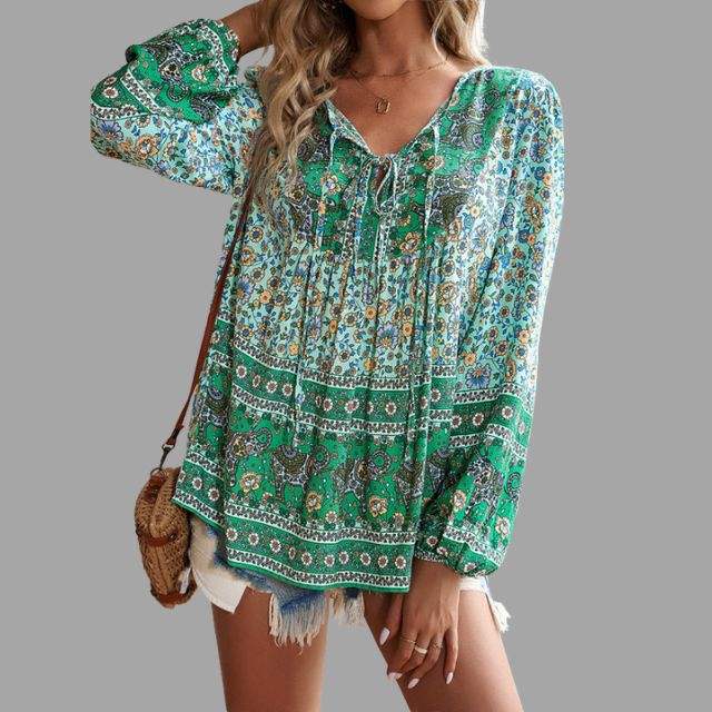 Witte Dames Blouse Lange Mouw | Stijlvolle Mode 2