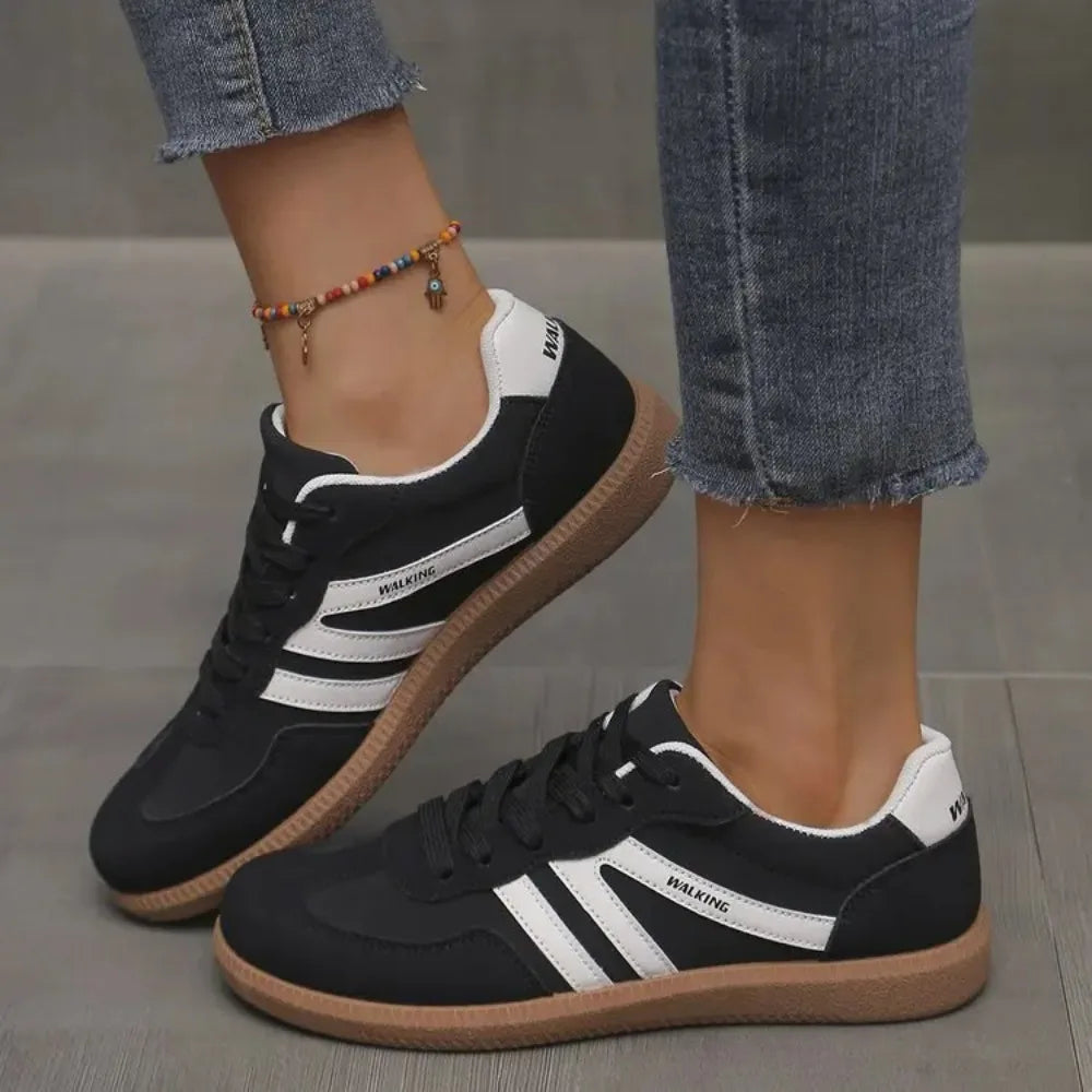 Witte Damessneakers Suède | Casual Sneakers voor Dames 0