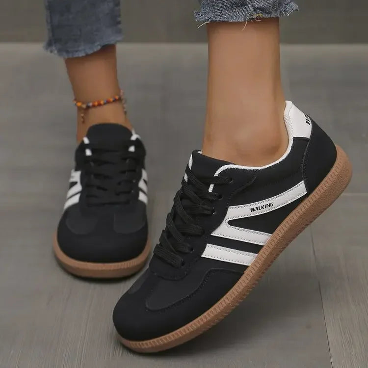 Witte Damessneakers Suède | Casual Sneakers voor Dames 1