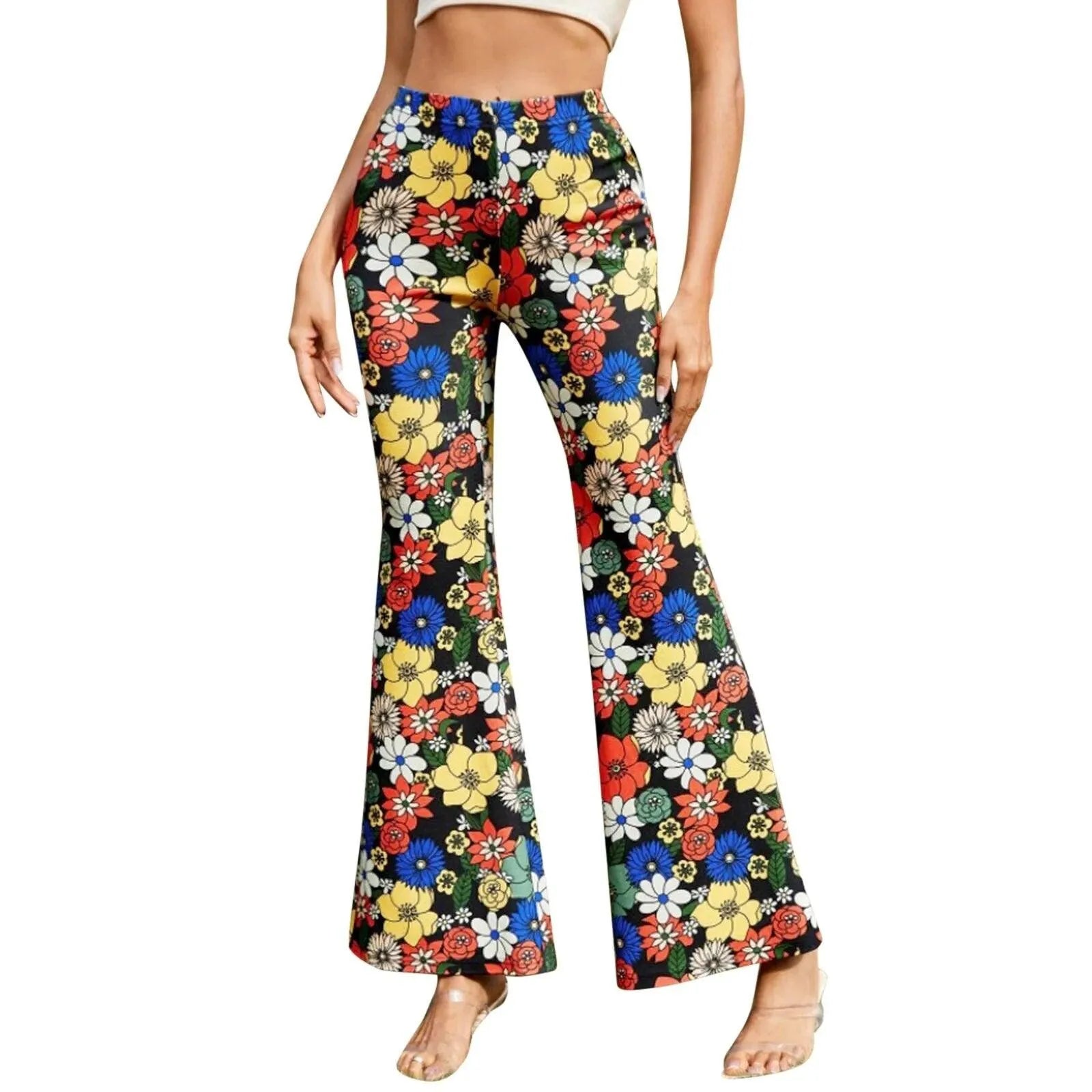 Xandrea | Flared Broek met Bloemenprint 3