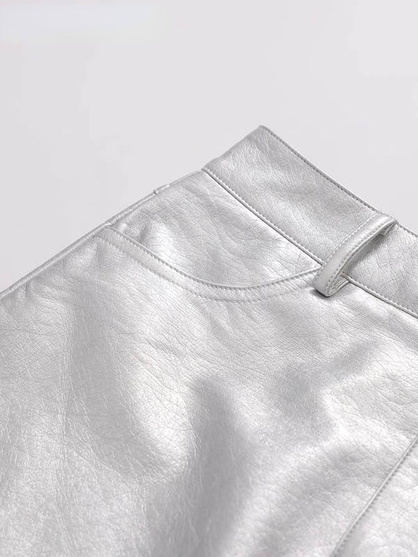 Zilveren Rok | Unieke Luxe Mode voor Vrouwen 2