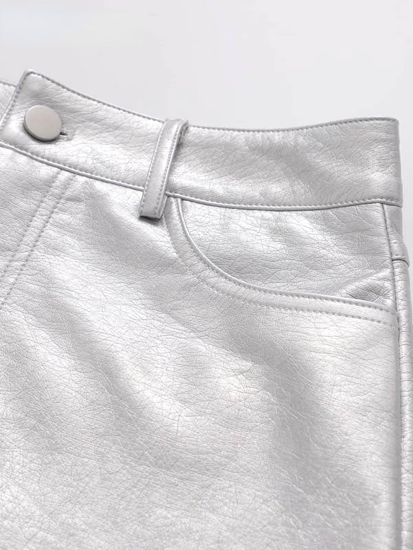 Zilveren Rok | Unieke Luxe Mode voor Vrouwen 3