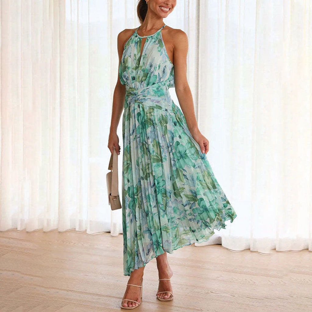 Zomer Maxi Jurk Bloemenprint | Lange Jurk Dames 0
