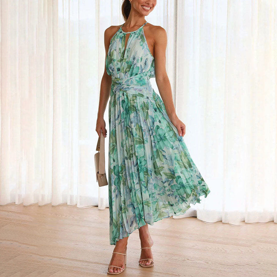 Zomer Maxi Jurk Bloemenprint | Lange Jurk Dames 0