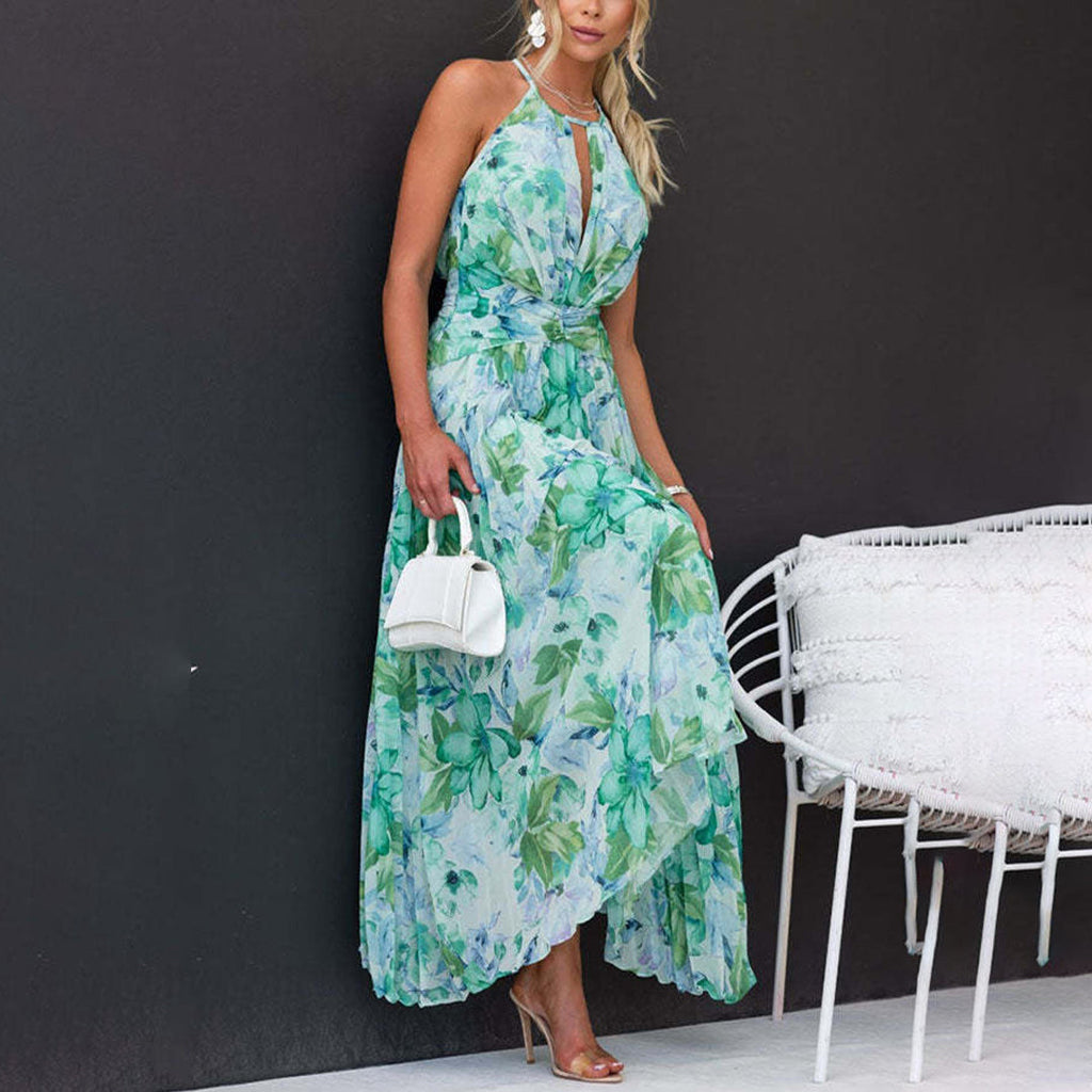 Zomer Maxi Jurk Bloemenprint | Lange Jurk Dames 1