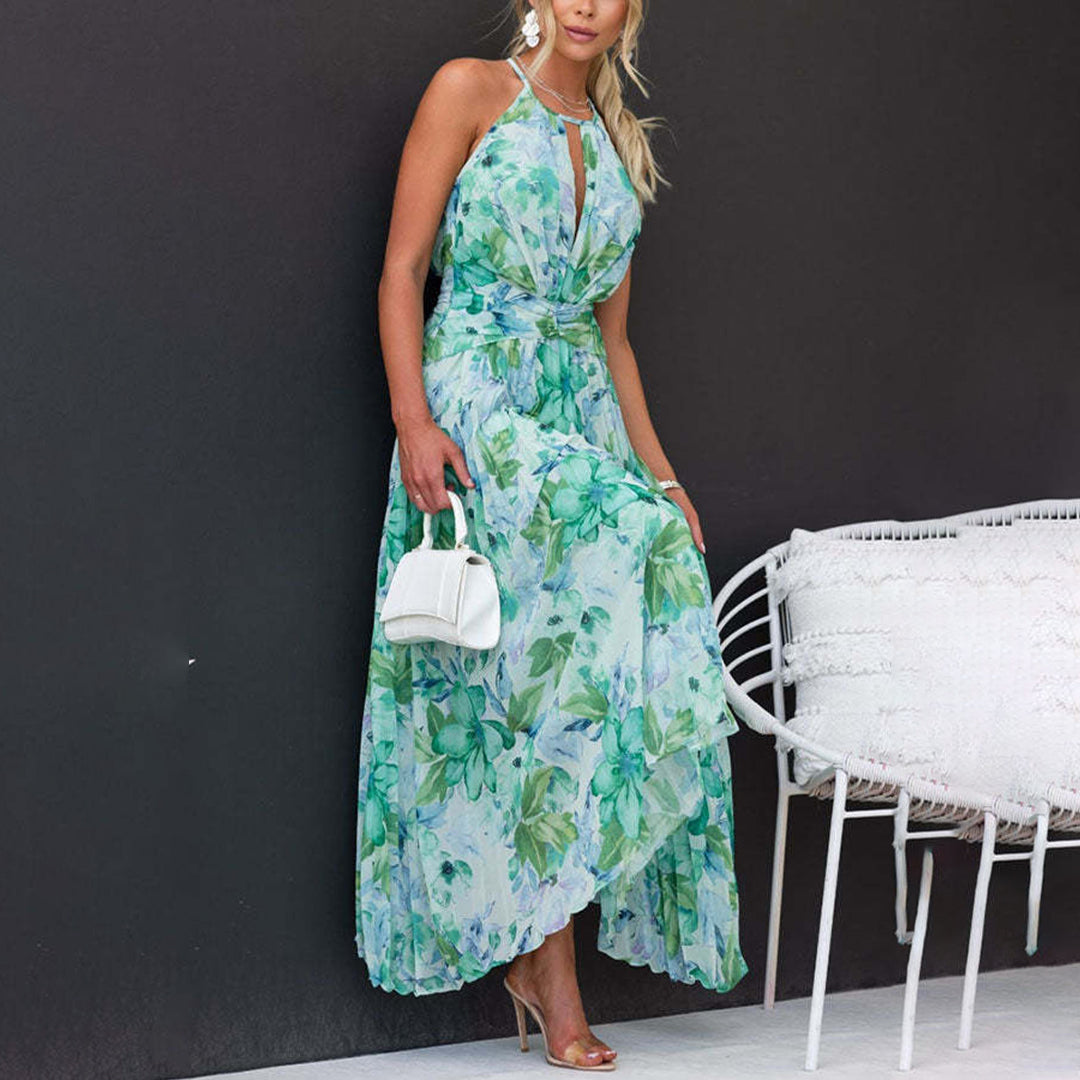 Zomer Maxi Jurk Bloemenprint | Lange Jurk Dames 1