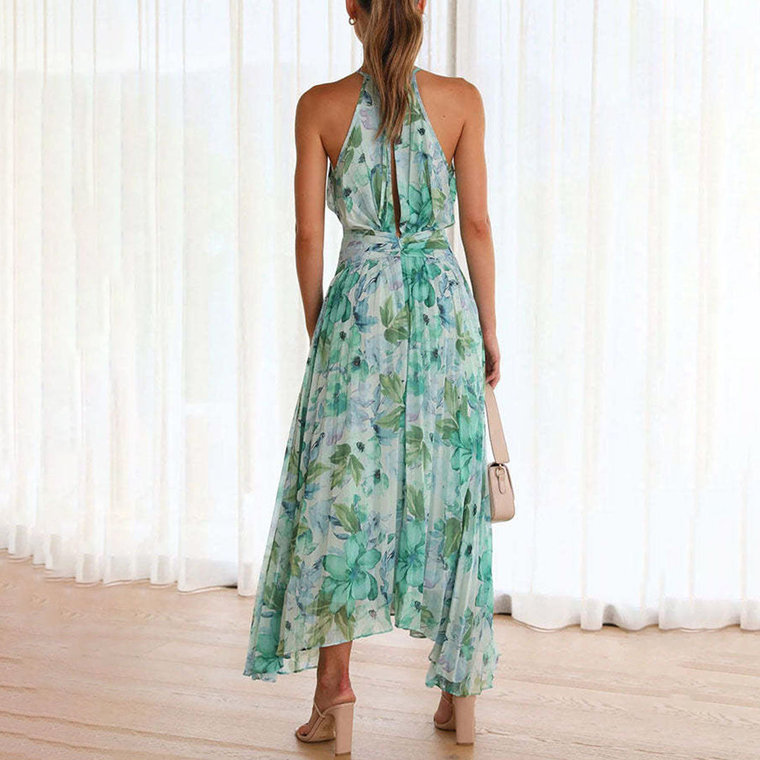 Zomer Maxi Jurk Bloemenprint | Lange Jurk Dames 2
