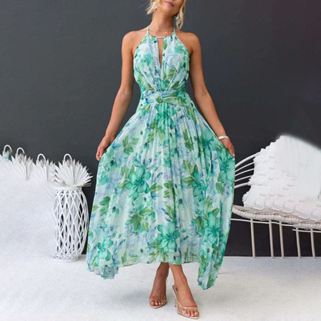 Zomer Maxi Jurk Bloemenprint | Lange Jurk Dames 3