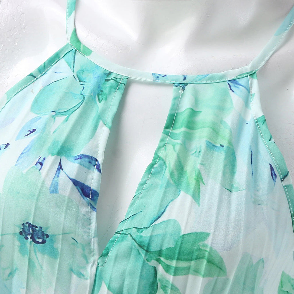Zomer Maxi Jurk Bloemenprint | Lange Jurk Dames 4