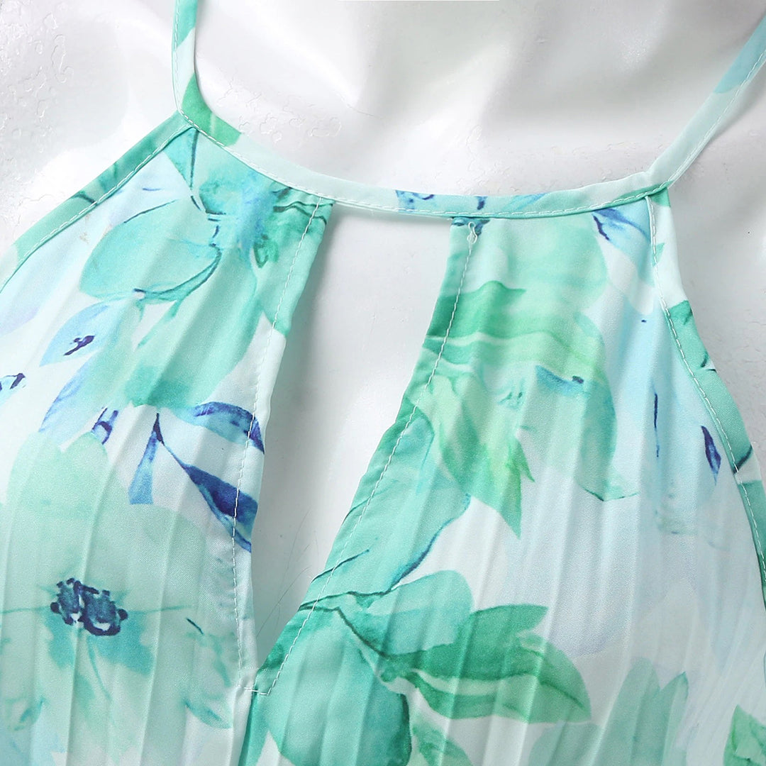 Zomer Maxi Jurk Bloemenprint | Lange Jurk Dames 4