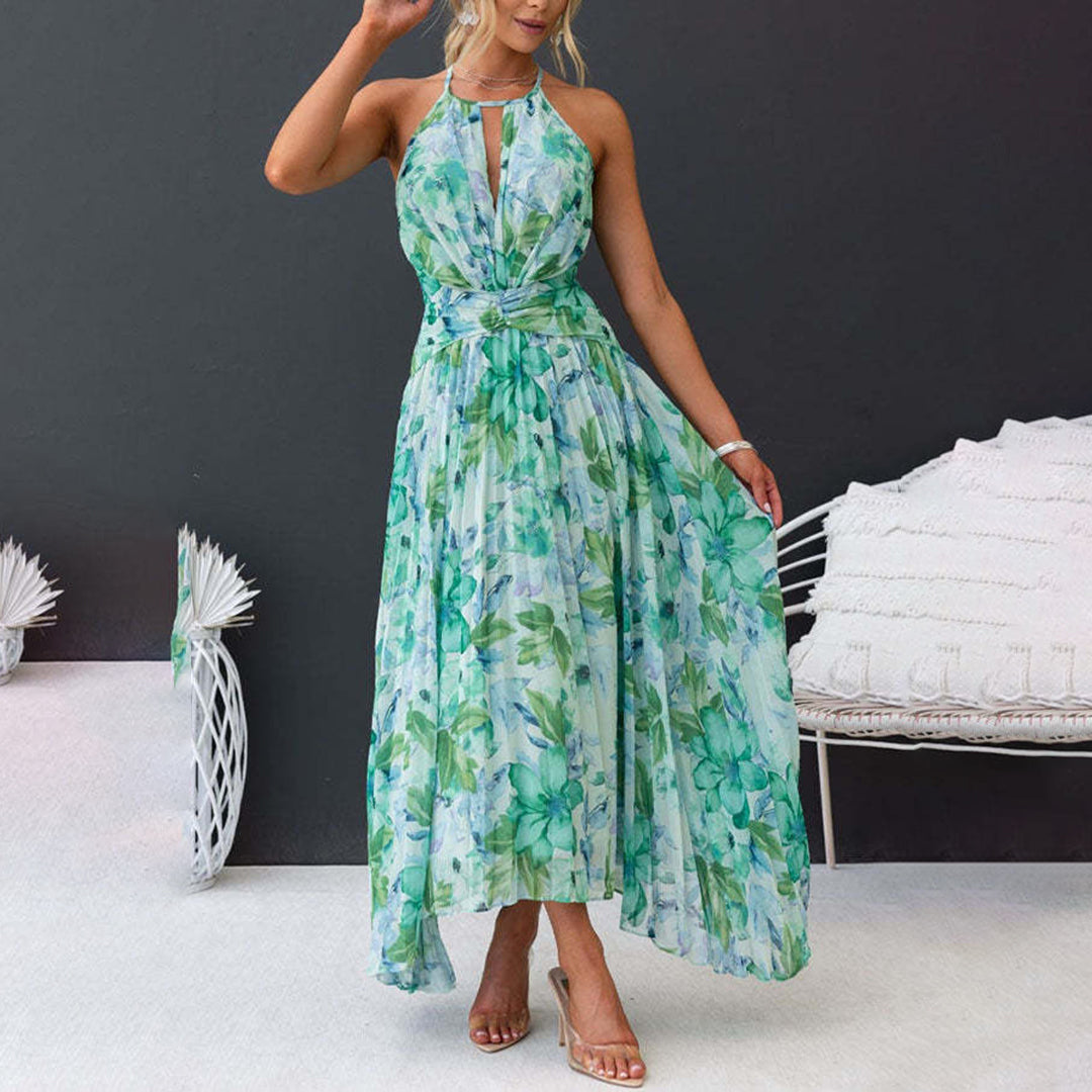 Zomer Maxi Jurk Bloemenprint | Lange Jurk Dames 5