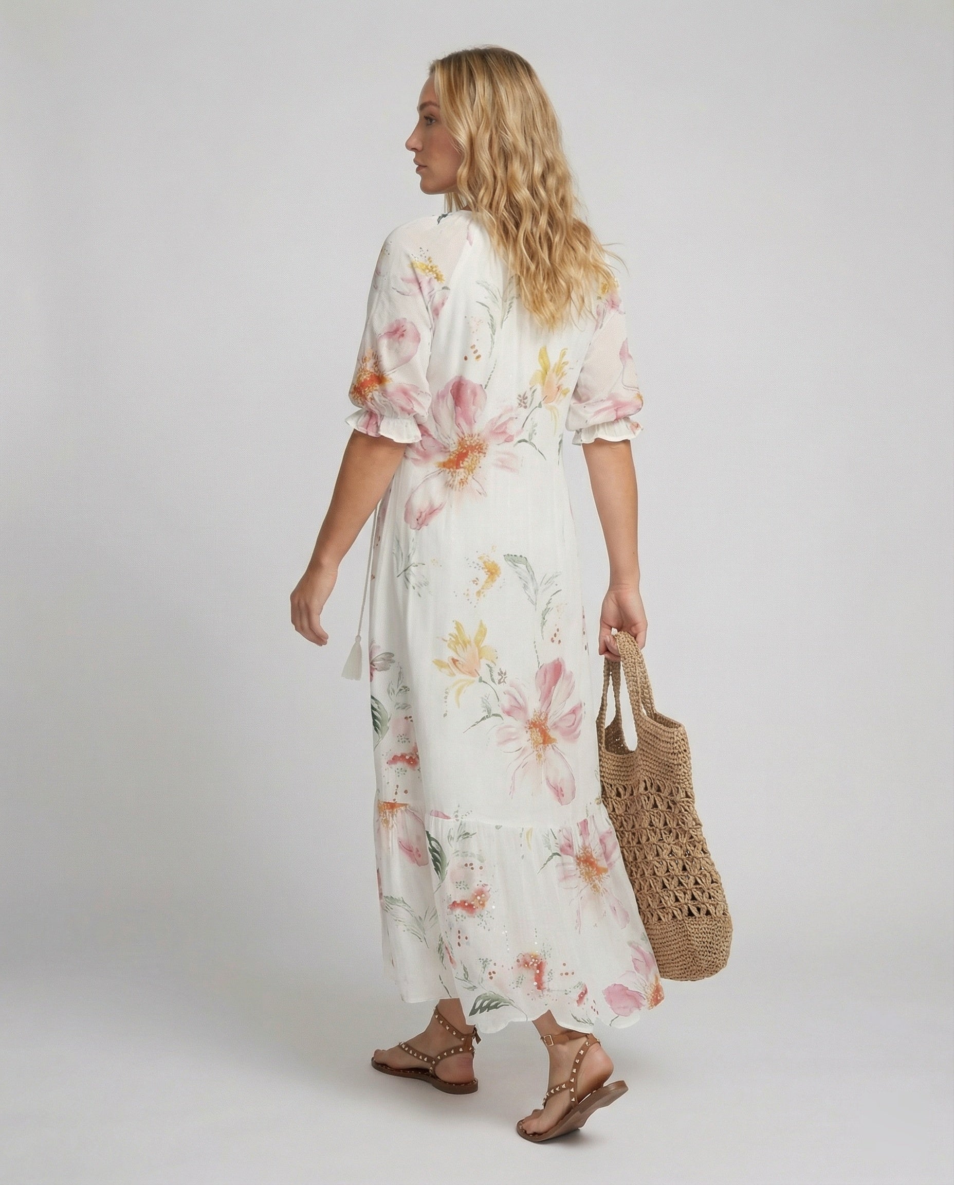 Zomerbries | Lange Zomerjurk Bohemian Losse Pasvorm 3