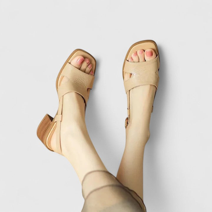 Zomerbries | Zwarte Dames Sandalen Open Teen 0