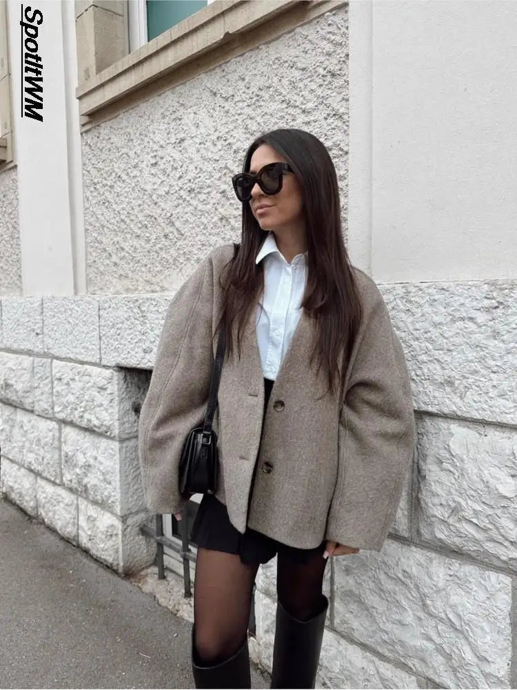 Zwarte Blazer Dames | Stijlvolle Lange Blazer voor Herfst/Winter 2