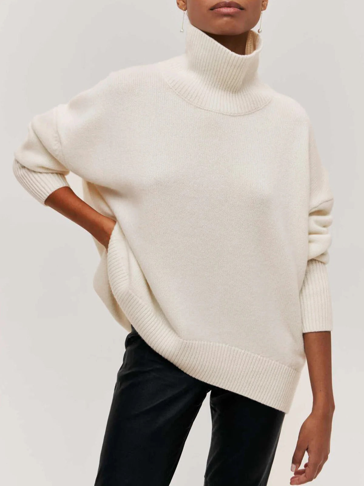 Zwarte Coltrui Dames | Oversized Comfortabele Mode 7