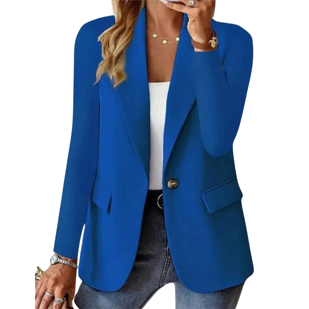 Zwarte Dames Blazer Roxanne | Lange Mouwen Casual Blazer 3