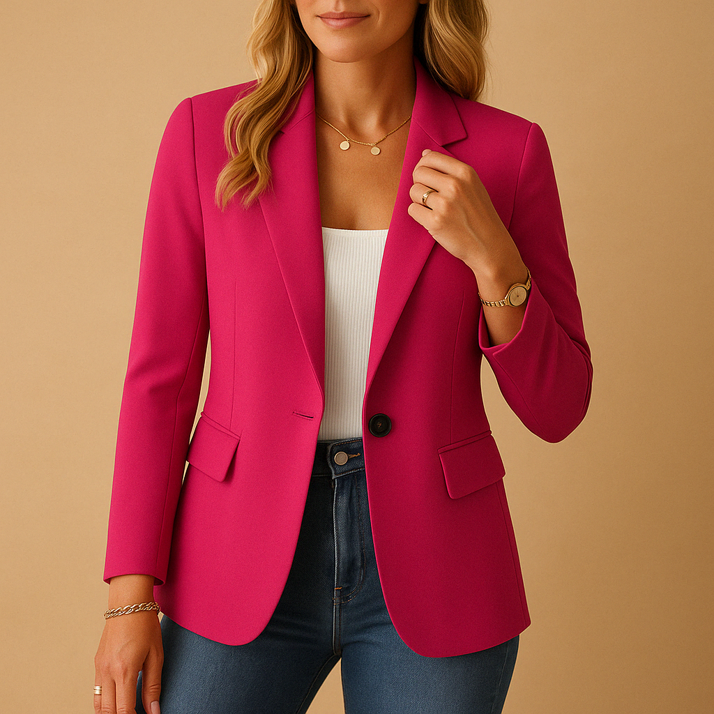 Zwarte Dames Blazer Sienna | Getailleerde Blazer 1