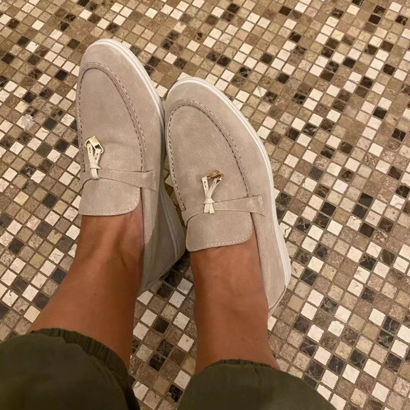 Zwarte Loafers Dames | Gepunte Teen Comfort Schoenen 1