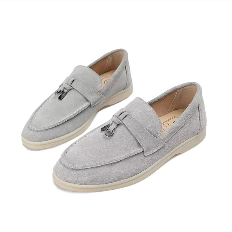 Zwarte Loafers Dames | Gepunte Teen Comfort Schoenen 8