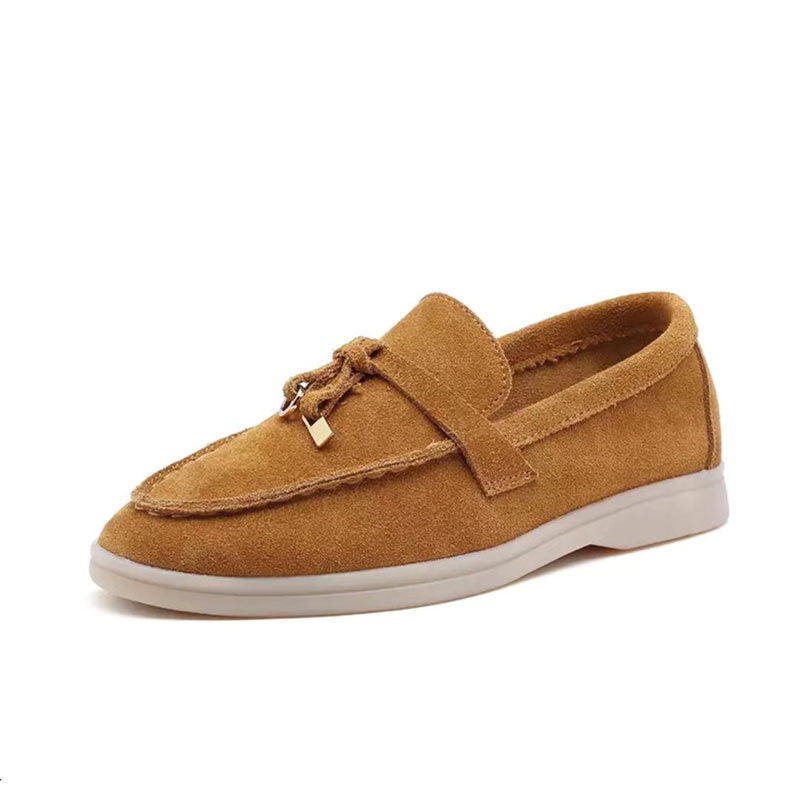 Zwarte Loafers Dames | Gepunte Teen Comfort Schoenen 9
