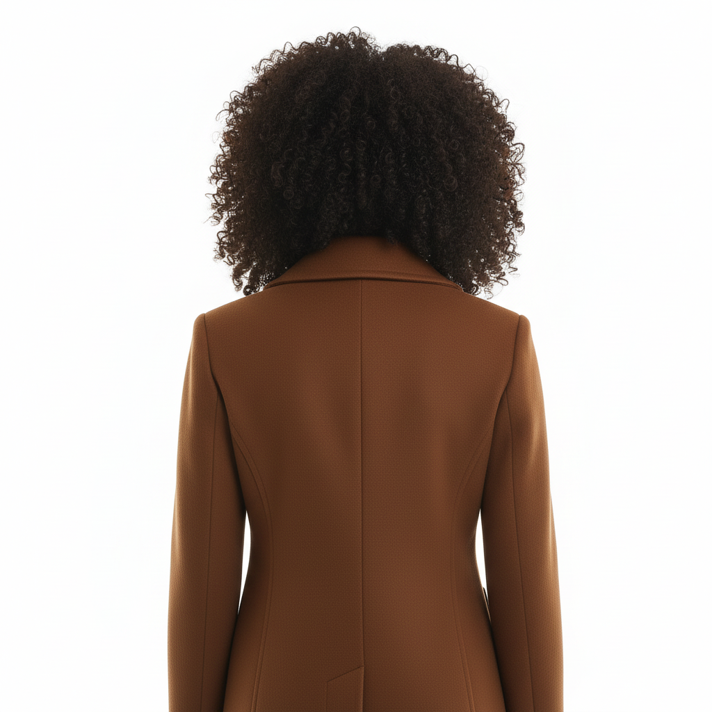 Bruin model achterkant