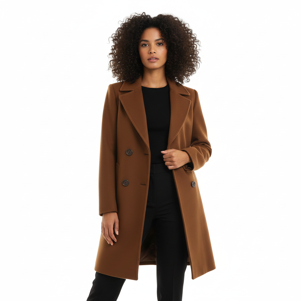 Bruin model voorkant