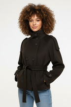 Model casual - Donkerbruine trenchcoat