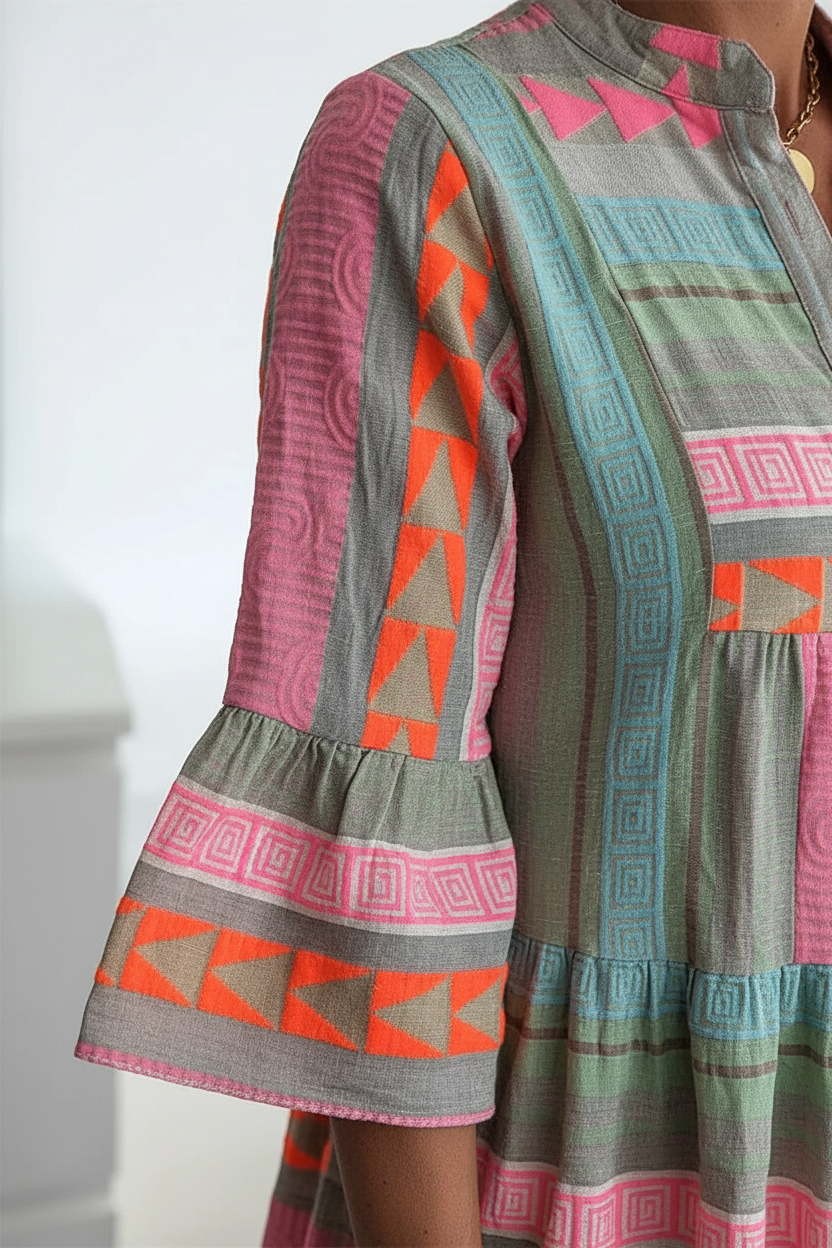 Mabel Midi Jurk - Detail Shot