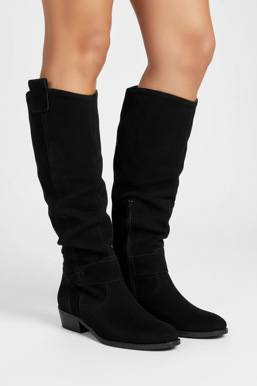 Stella Suède Boots - Schuin vooraanzicht