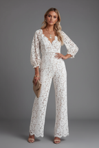Viola Kanten Jumpsuit