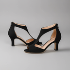 Zwarte sandalen - zijkant