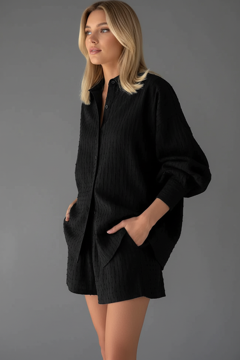 Zwarte set - frontaal